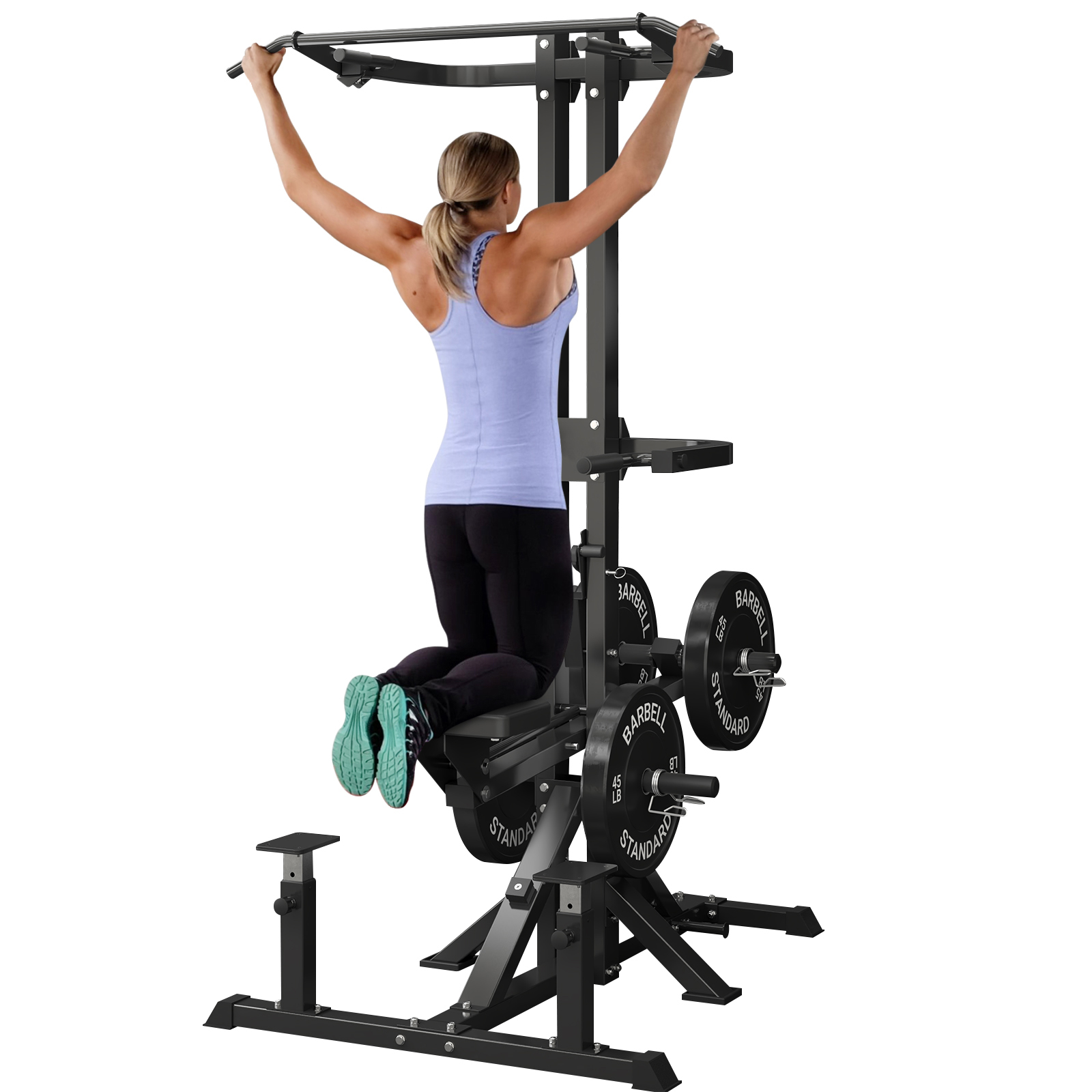 BalanceFrom MultiFunction Dip Stand Dip Station Dip bar with Improved