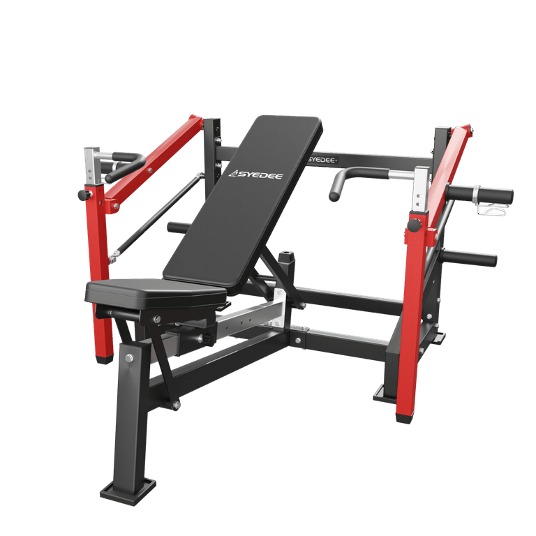Syedee Chest Press Machine ,1500LBS Capacity with Independent Converging  Arms, 2-in-1 Chest Shoulder Press Machine for Home Gym