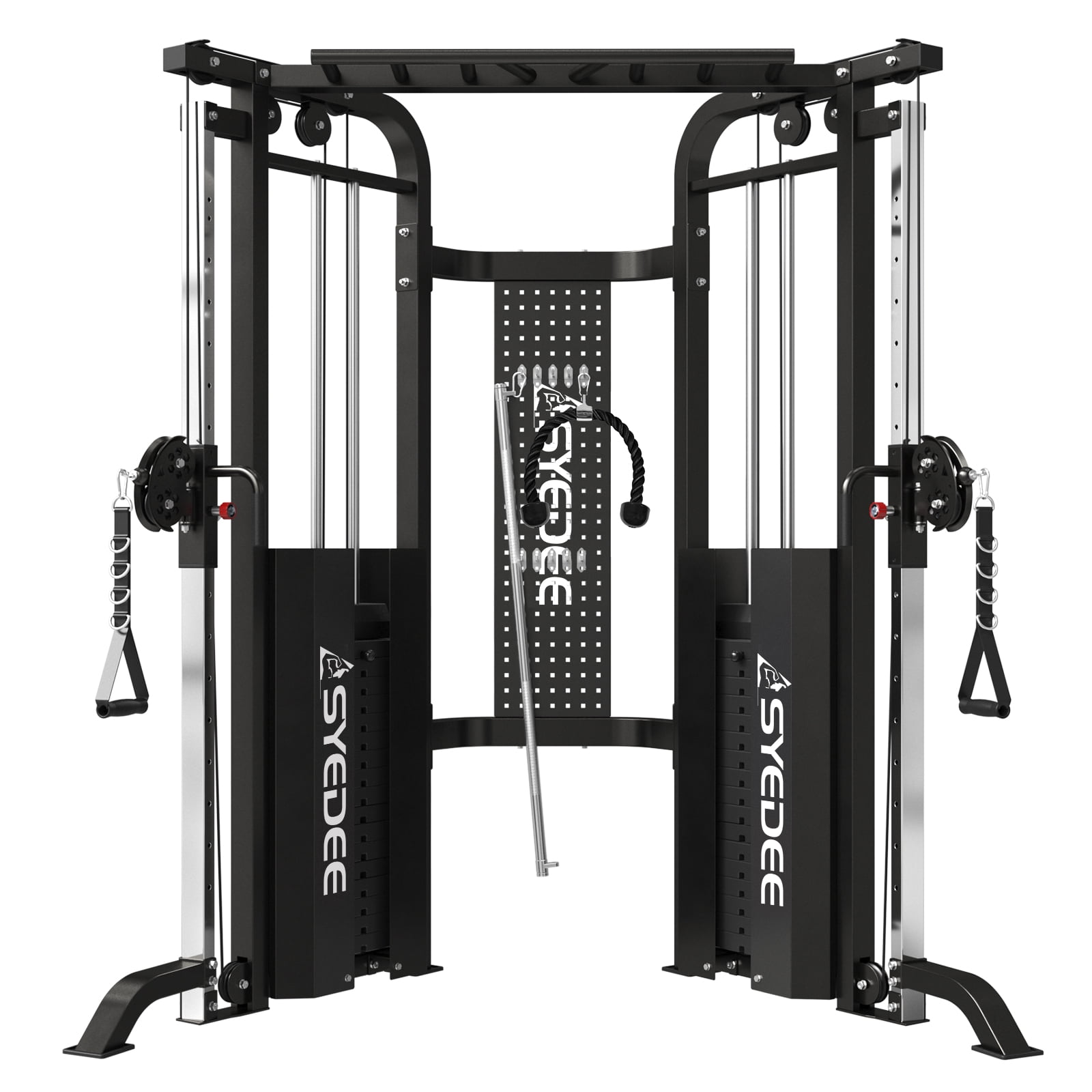Syedee Functional Trainer Cable Machine 2000LBS Cable Crossover