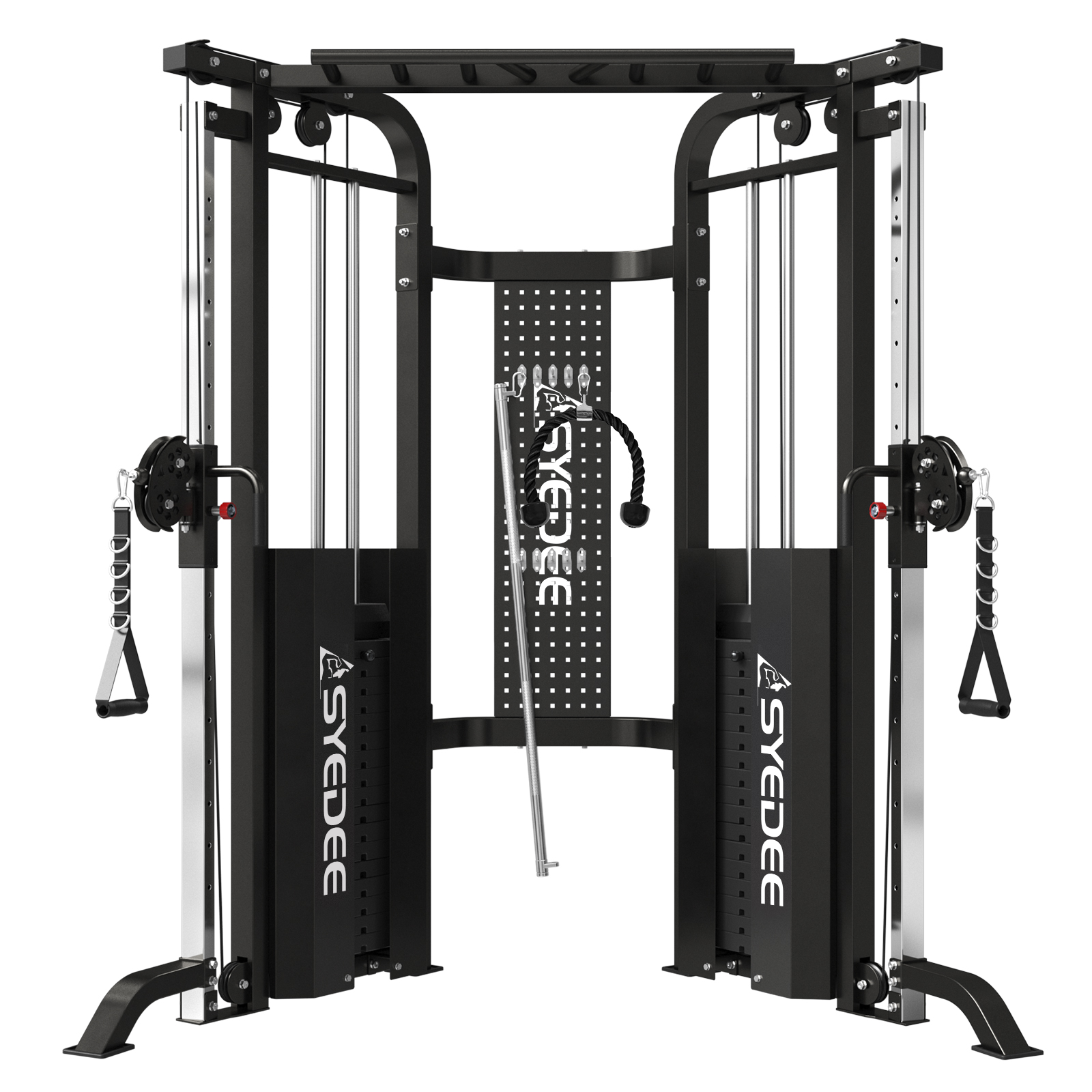 Body Solid Cable Crossover Pulley Machine 160 Lb Weight Stacks Body Solid Cable Crossover Pulley Machine 160 Lb Weight Stacks