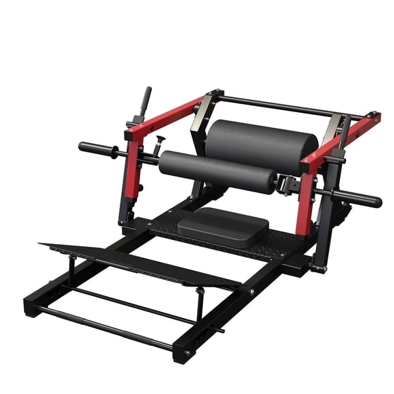 Syedee Glute Bridge & Hip Thrust Machine, 800LBS Plate-Loaded, Heavy Duty Butt Exercise Equipment with Weight Holder&Adjustable Footboard, for Glute Muscles Building and Butt Shaping