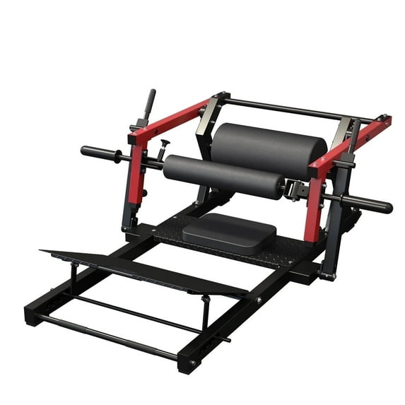 Syedee Glute Bridge & Hip Thrust Machine, 800LBS Plate-Loaded, Heavy Duty Butt Exercise Equipment with Weight Holder&Adjustable Footboard, for Glute Muscles Building and Butt Shaping