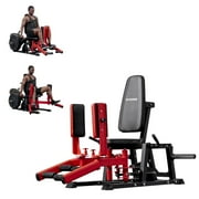 Syedee Hip Abductor Machine, Plate-Loaded Inner and Outer Thigh Machine, Thigh Master Hip Trainer, Hip Thrusters for Home Gym（2025 Vision）