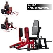 Syedee Hip Abductor Machine, Plate-Loaded Inner and Outer Thigh Machine, Hip Thrusters for Home Gym 2025 Vision