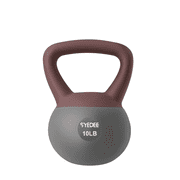 Syedee Soft Kettlebell 10lbs Anti-Slip Grip & Wide Handle Design,Gentle Floor-Friendly Impact,Weight for Home Functional Training, Home Gym
