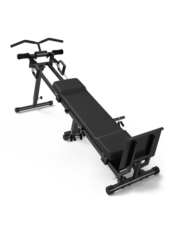 Total Home Gym, Multi-Functional Workout Machine with Total Over 100 Exercises, 700LBS Body Weight Resistance Training Equipment with Weight Holder, Home Gym Equipment