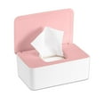 thumbnail image 1 of Syenll Baby Wipes Dispenser, Plastic Baby Wipe Holder Easy Open & Close for Home Office, Pink, 1 Pack, 1 of 8