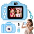 thumbnail image 1 of Syenll Kids Camera Toys, HD Digital Camera with 32GB SD Card, Selfie Camera Toys Gifts for Boys Girls, Blue, 1 of 8