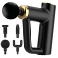 thumbnail image 1 of Syenll Massage Gun, Massage Gun Deep Tissue, Percussion Massage Gun with 4 Heads and 6 Speeds, Handheld Massager for Athletes Pain Relief, Black, 1 of 8