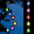 thumbnail image 1 of Syenll Solar Wind Chime, Outdoor Solar Lanterns Lights Wind Chimes Hanging Light for Home Party Yard Garden Decor, 1 of 8