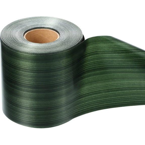 Syhood Outdoor Ribbon Poly Satin Ribbon Floral Craft Decoration Aspidistra Leaf Riband Easter Holiday Outdoor Decorating(4 Inch X 30 Yards Dark Green)