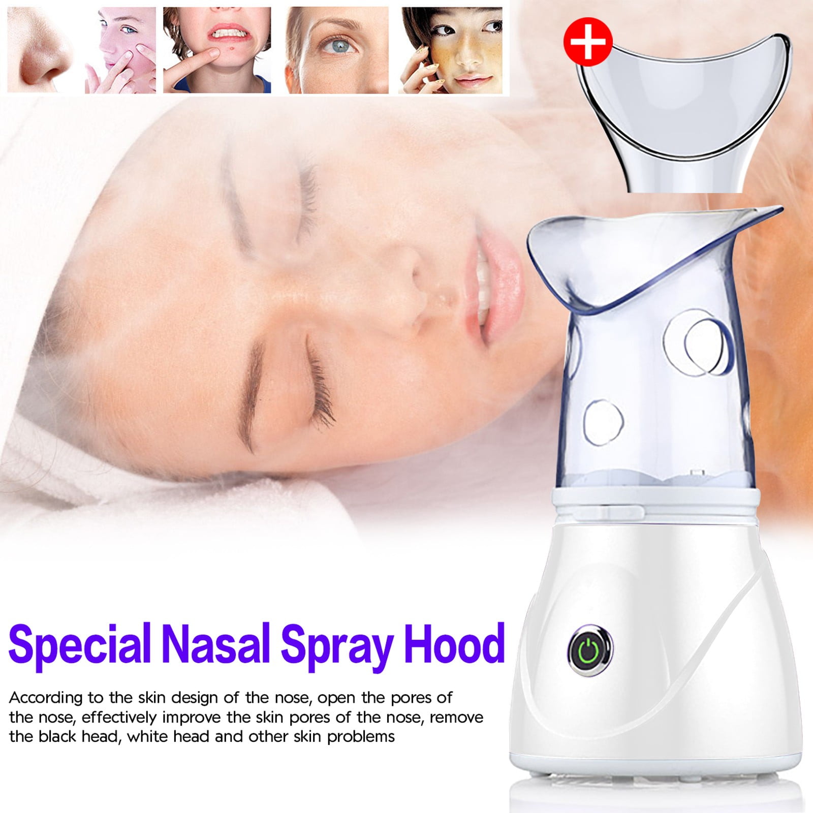 Syinda Face Steamer For Deep Facial Cleansing, Mouth And Nose
