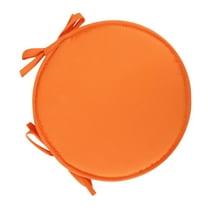 Sylchomon 12 inch Outdoor All Weather Thick Cushion with Tie Strings, Round Chair Pad for Dining Stool, Fluffy Tufted Patio Chair Cushions