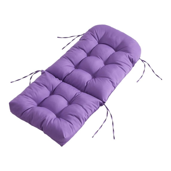 Sylchomon 43x20 Inches Solid Color Thick Chaise Lounge Cushion Outdoor Daybed Pad for Patio Furniture Folding Chair Comfortable Support