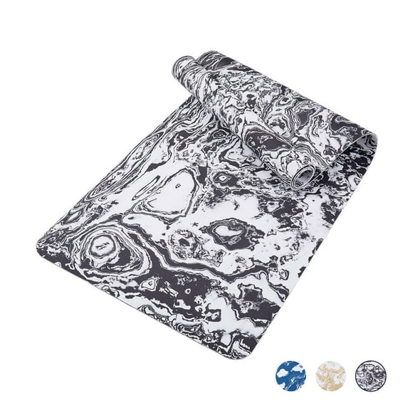 Sylchomon 72 x 24 Inches Non Slip Yoga Mat for Women Multi Functional Exercise Mat for Yoga Pilates Stretching Bodywork Comfortable Durable TPE Foam Fitness Mat