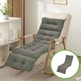 thumbnail image 1 of Zhourta 79x22 Inch 4 Fold Single Long Lounge Chair Cushion Thickened Water Resistant Sunproof Three Seater Sofa Pad for Outdoor Use, 1 of 9