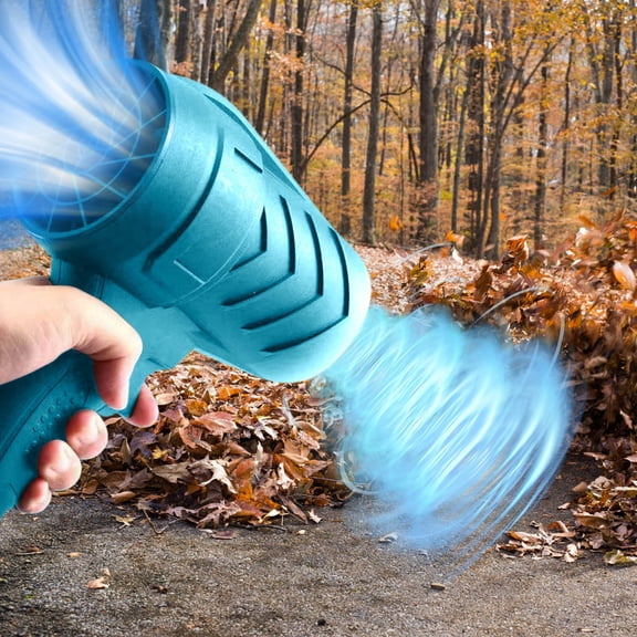 Zhourta Handheld Wireless High Speed Blower with Battery Charger,210KM/h Wind 6000mAh Lithium Battery, Portable Strong Air Blower for Lawn and Home Cleaning