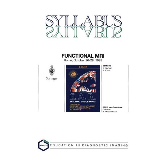 Syllabus Functional MRI: Esdir, Seminar No. 24 Rome, October 26-28, 1995, (Paperback)