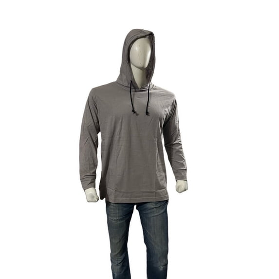 Syllion T Shirt Hoodie, Long sleeve - Big and Tall - Lightweight