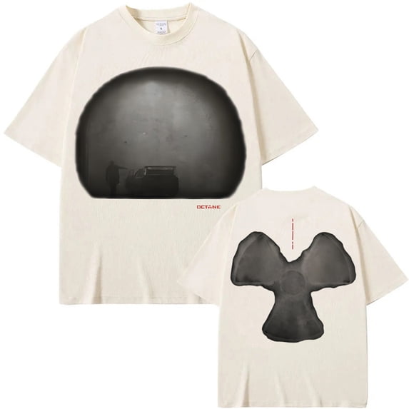 SylvBegna OCTANE Cotton T-Shirt Men Women Crew Neck Tee Shirts Casual Short Sleeve Summer Pullover Tops