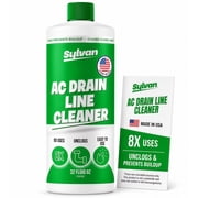 Sylvan AC Drain Line Cleaner | 32 Oz | 12 Month Supply | Made in USA | Universal Compatibility | Removes Clogs & Buildup from HVAC Condensate Lines | Air Conditioner Unclogger
