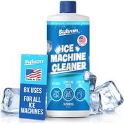 Sylvan Ice Machine Cleaner and Descaler | 16 oz | Made in USA | Nickel Safe Ice Maker Cleaner and Descaler | Universal Compatibility for Commercial & Residential Ice Makers