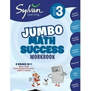 SYLVAN LEARNING Sylvan Math Jumbo Workbooks 3rd Grade Jumbo Math Success Workbook: 3 Books in 1--Basic Math, Math Games and Puzzles, Math in Action; Activities, Exe, (Paperback)