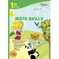 thumbnail image 1 of Sylvan Page Per Day Series, Math: 1st Grade Page Per Day: Math Skills : Math Skills # Numbers and Operations to 20, Place Values and Number Sense, Geometry and Shapes, Telling Time, and Counting Money (Paperback), 1 of 1