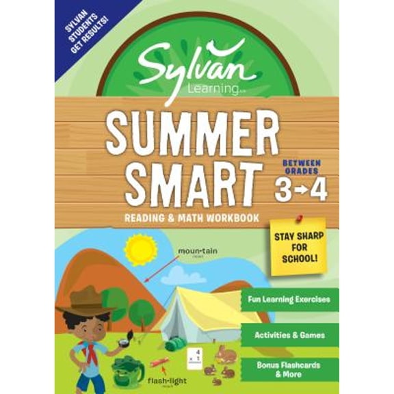 Pre-Owned Sylvan Summer Smart Workbook: Between Grades 3 & 4 (Paperback) 0525569200 9780525569206
