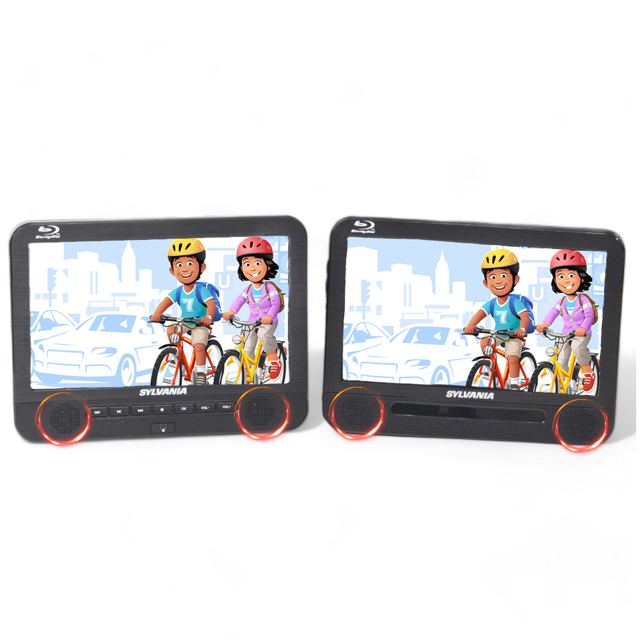Sylvania 10.1" Dual Screen Portable Bluray DVD CD player w/ HDMI out