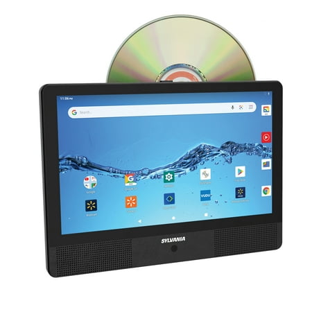 Sylvania 10.1" Quad Core Tablet/Portable DVD Player Combo, 1GB/16GB, Android, SLTDVD1024