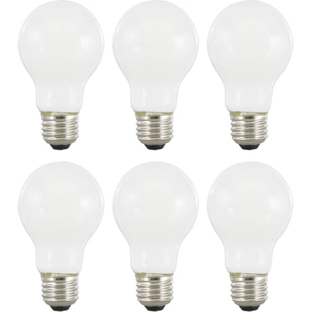 SYLVANIA TruWave LED 15W (100W Equivalent) Daylight General Purpose Light Bulbs, A19 Bulb Shape, Medium Base, Dimmable (6 Pack)