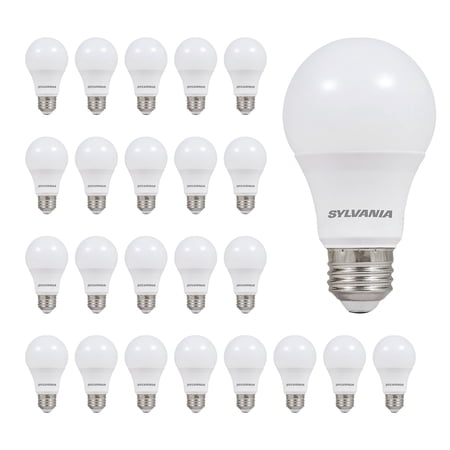 Sylvania A19 LED Light Bulb, 14W (100W Equivalent), 1500 Lumens, Soft White, 24 Pack