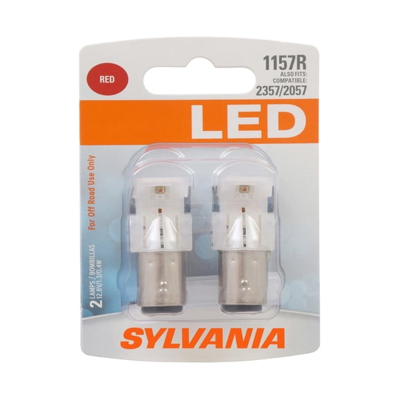 Sylvania 1157R SYL Mini Bulb, Pack of 2