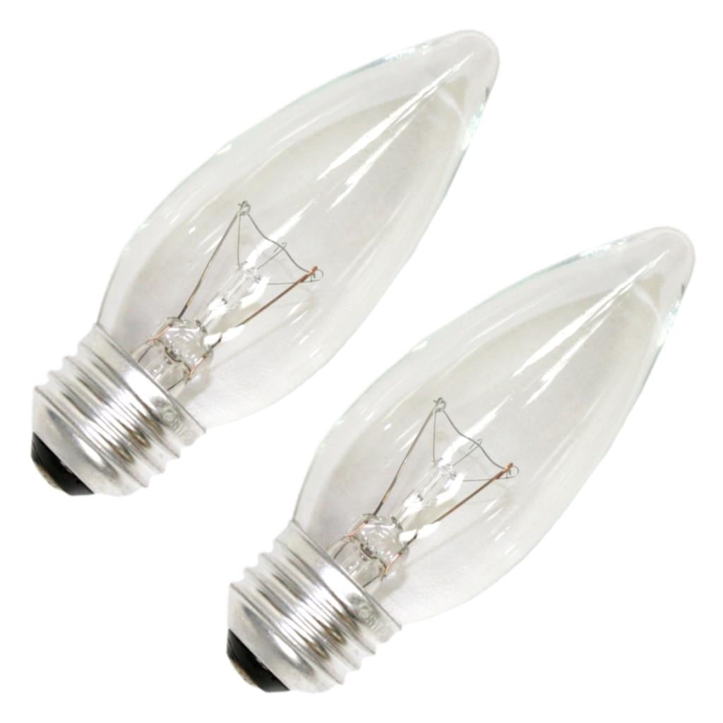 Sylvania 13368 - 60B13/FAN/BL/2PK B13 Decor Torpedo Light Bulb ...