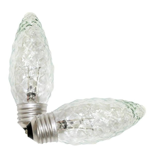 Sylvania 13785 Crystal Decor Ceiling Fan Light Bulb 40W B13 E26 Torpedo 2 Count 2850K Warm White
