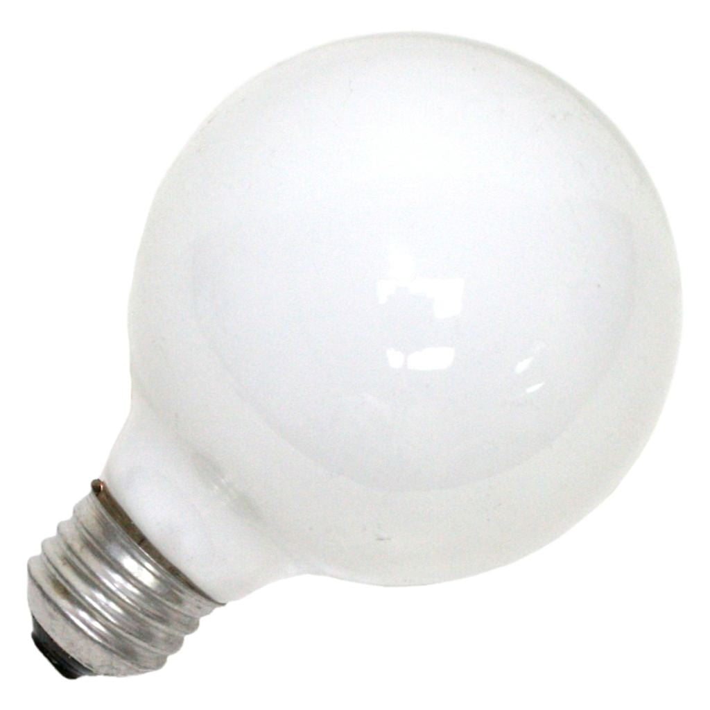 Sylvania 14262 - 60G25/W/RP 120V G25 Decor Globe Light Bulb