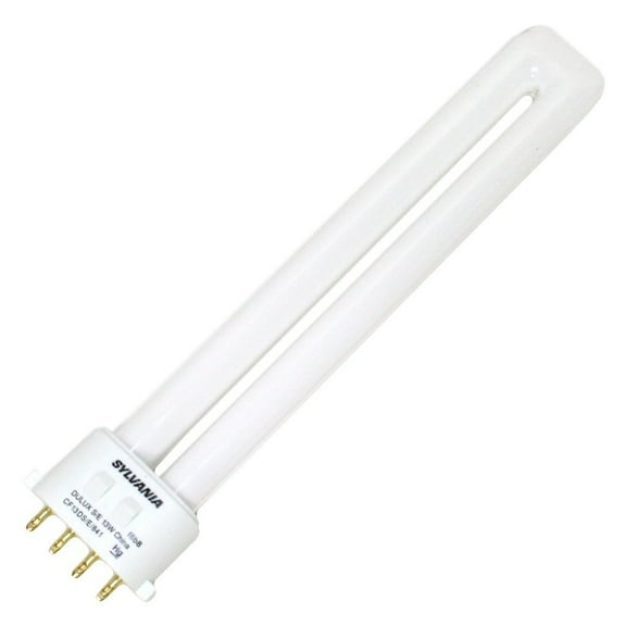 Sylvania 20318 13W Compact Fluorescent 4 Pin Single Tube 4100K 4-PACK