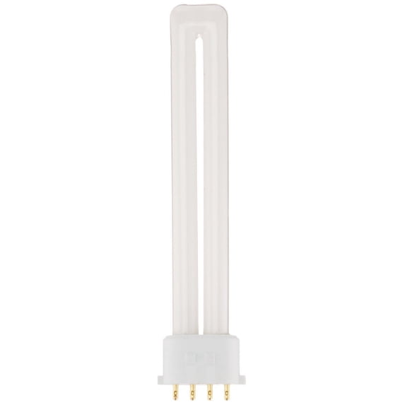 Sylvania 20318 6-Pack CF13DS/E/841/ECO 13-Watt Single Tube Compact Fluorescent Light Bulb, 4100K, 800 Lumens, 82 CRI, T4 Shape, 4-Pin 2GX7 Base