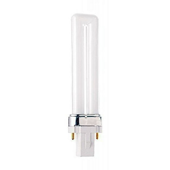 Sylvania 20327 CF7DS/827 7w Dulux S, 2-Pin, Compact Fluorescent 2700K, G23 Base (4 pack)