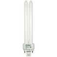 thumbnail image 1 of Sylvania 20669 (4-Pack) CF26DD/E/841/ECO 26-Watt Double Tube Compact Fluorescent Light Bulb, 4100K, 1710 Lumens, 82 CRI, T4 Shape, 4-Pin G24q-3 Base, 1 of 3