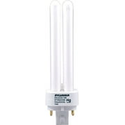 Sylvania 20671 4-Pack CF13DD/E/835/ECO 13-Watt Double Tube Compact Fluorescent Light Bulb, 3500K, 900 Lumens, 82 CRI, 4-Pin G24q-1 Base