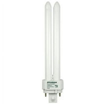 Sylvania 20673 12-Pack CF26DD/E/835 26-Watt Double Tube Compact Fluorescent Light Bulb, 3500k, 1710 Lumens, 82 CRI, T4 Shape, 4-Pin G24q-3 Base