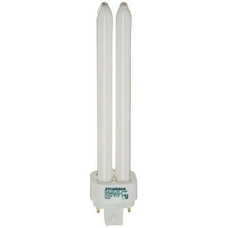Sylvania 20684 (12-Pack) CF26DD/E/827/ECO 26-Watt Double Tube Compact Fluorescent Light Bulb, 2700K, 1710 Lumens, 82 CRI, 4-Pin G24q-3 Base
