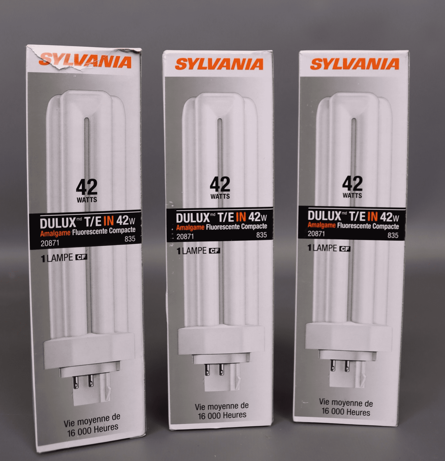 Sylvania 20871 CF42DT/E/IN/835/ECO 42-Watt 3500K 4-Pin Triple Tube