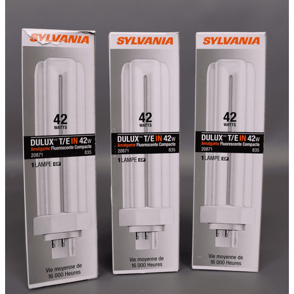 Sylvania 20871 CF42DT/E/IN/835/ECO 42-Watt 3500K 4-Pin Triple Tube Compact Fluorescent Lamp