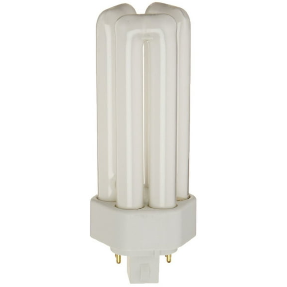Sylvania 20882 4-Pack CF26DT/E/IN/841/ECO 26-Watt Triple Tube Compact Fluorescent Light Bulb, 4100K, 1746 Lumens, 82 CRI, T4 Shape, 4-Pin GX24q-3 Base
