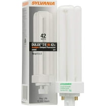 Sylvania 20890 - CF42DT/E/IN/841 - 42 Watt Triple Tube Compact Fluorescent Light Bulb, 4100K