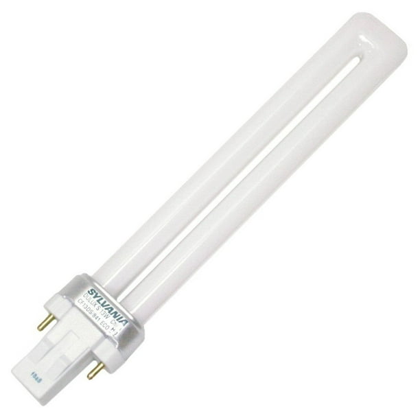 Sylvania 21134 12-Pack CF13DS/841/ECO 13-Watt Single Tube Compact Fluorescent Light Bulb, 4100K, 800 Lumens, T4 Shape, GX23 Bi-Pin Base
