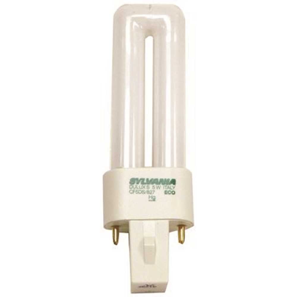 Sunlite PL13/SP41K 13-Watt Compact Fluorescent Plug-In 2-Pin Light Bulb, 4100K Color (2 Pack